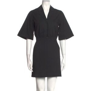 Ganni Black Stripe Minidress